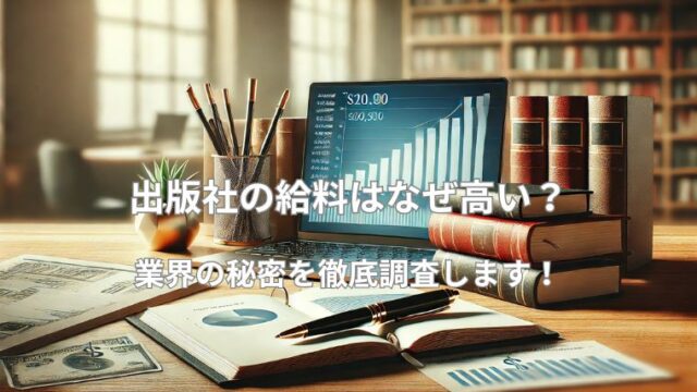 出版社の給料はなぜ高い？業界の秘密を徹底調査します！